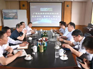 广西北港新材料党委书记、董事长黄庆周一行来访大明